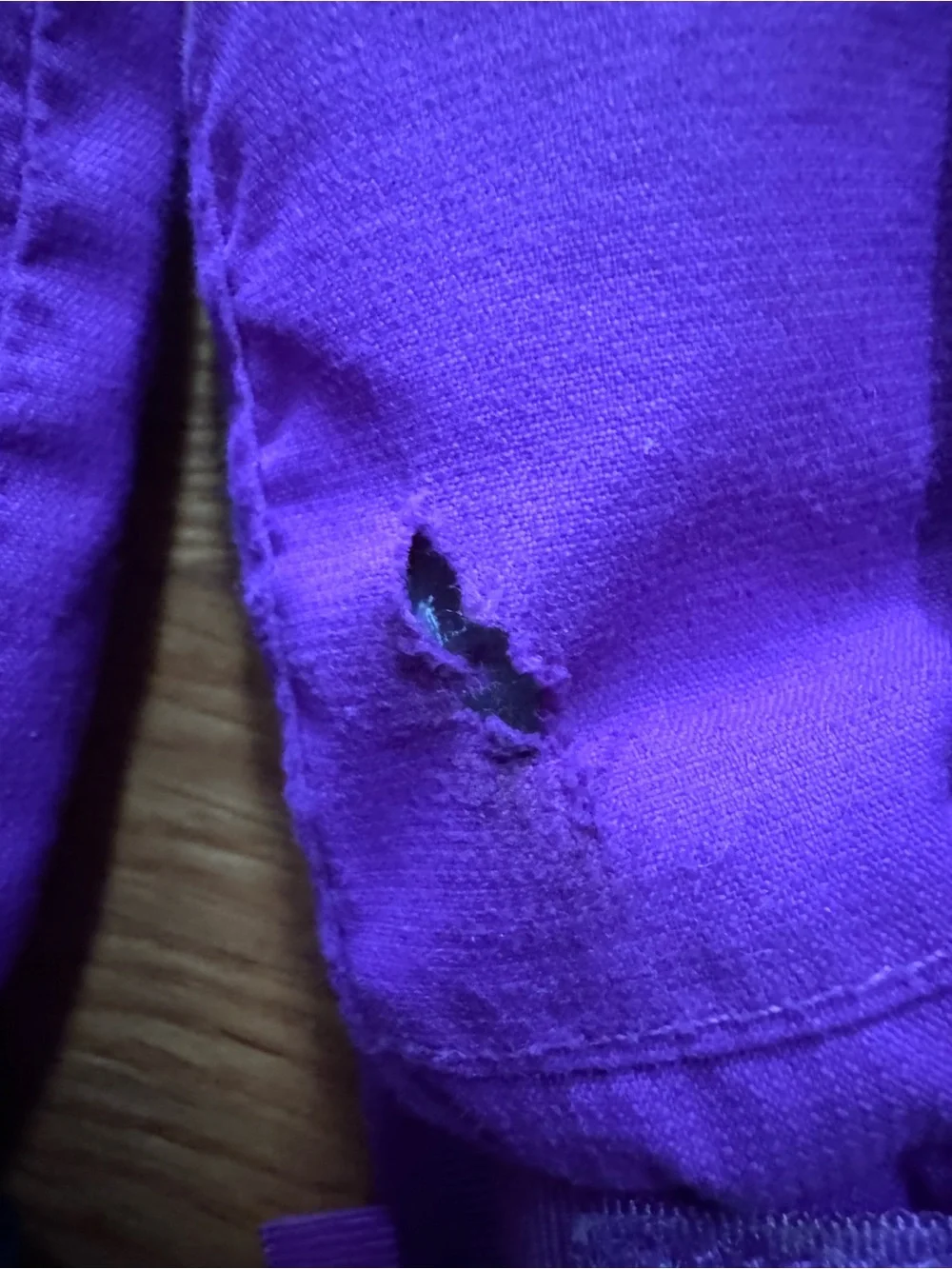L.L. Bean Girls' Bright Purple Puffer Mittens